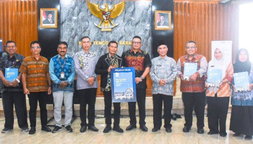 Acara Peluncuran Buku Metadata Tahun 2025 Provinsi NTB di Gedung Sangkareang Kantor Gubernur NTB